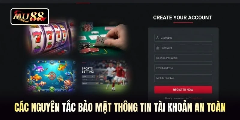 Các nguyên tắc bảo mật thông tin tài khoản an toàn